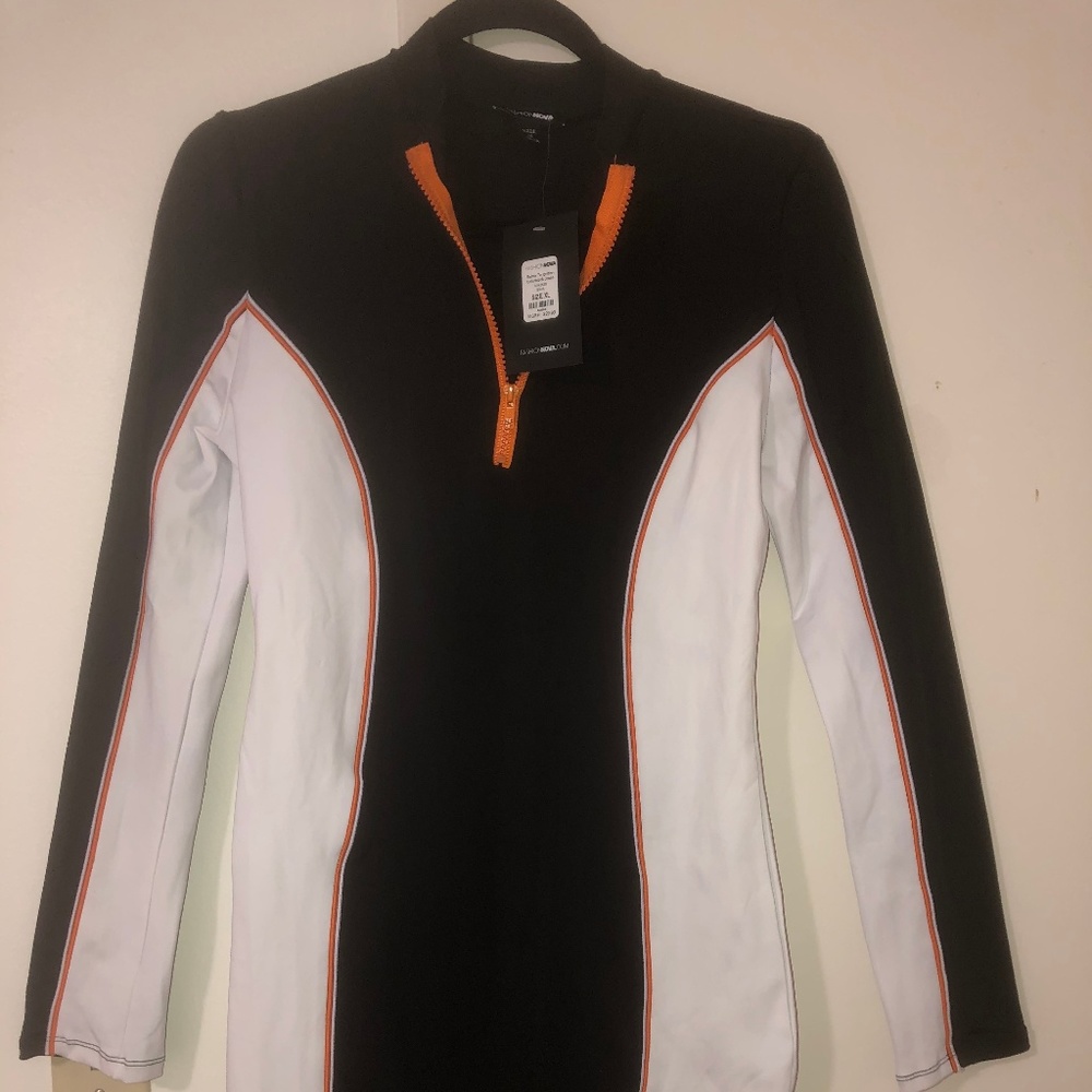 Long sleeve fitted dress